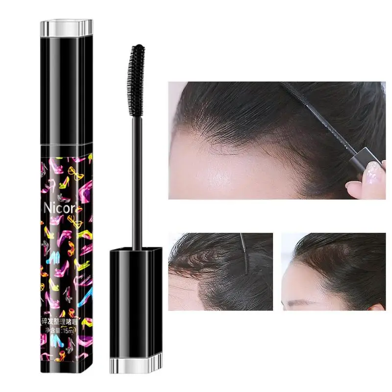 

Slick Back Hair Stick Non-Greasy Hair Styling Wax Stick For Flyaway Frizz Control 15ml Quick Slick Hair Finishing Stick Hair