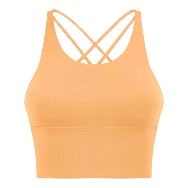 New Beauty Back Sports Bra Women's Backless Fitness Yoga Thin Suspender Vest Top.