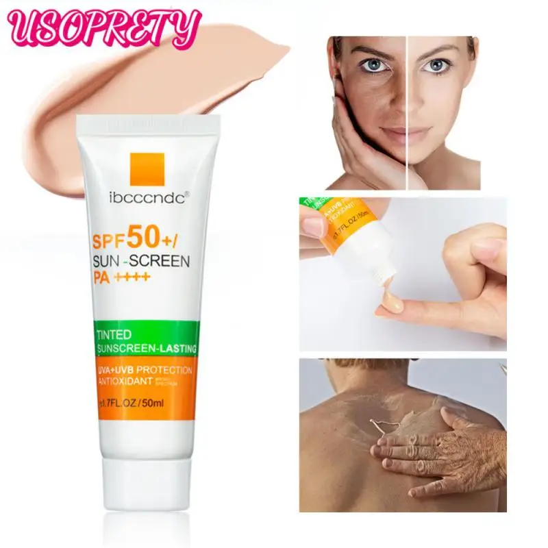 

SPF50+ Sunscreen Lotion Refreshing Moisturizing Sunscreen Cream UV Protection Milk Long-lasting SunCream Facial Body Care 50ml