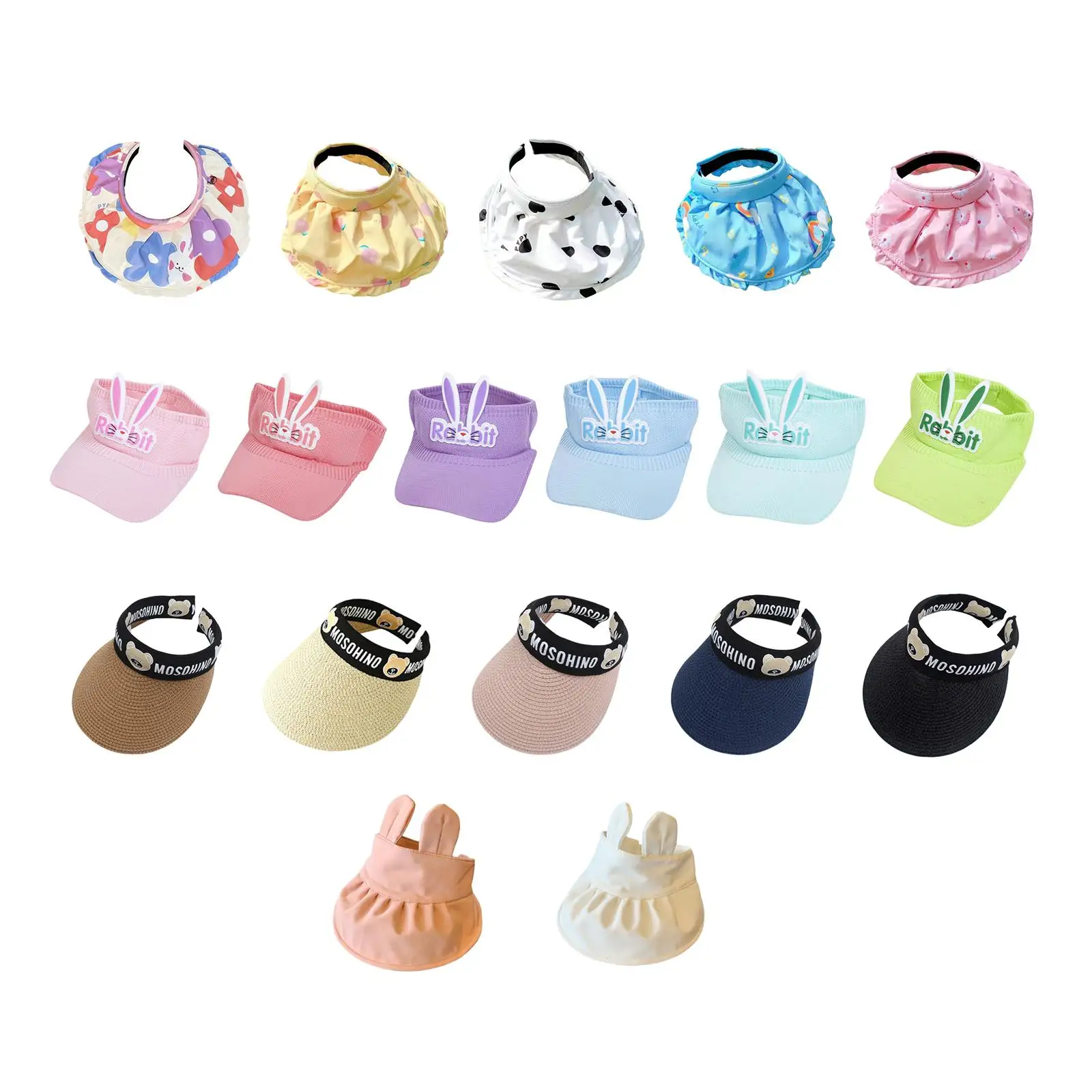 

Children Sun Hat Wide Brim Hollow Top Hat Sunshade Beach Hat Accessories Girls Hats Cute for Fishing Sports Hiking Baby Summer