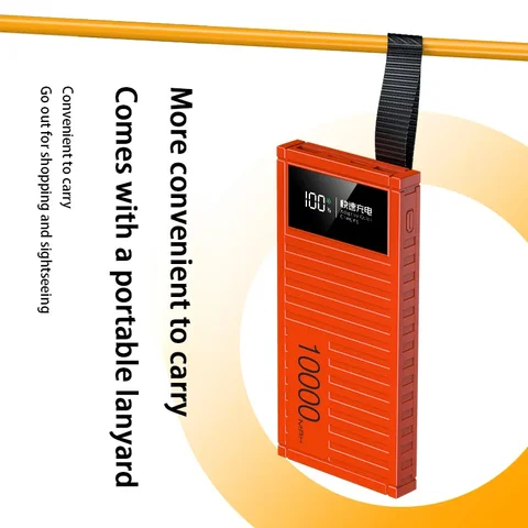 200000 МАч в форме контейнера, мобильный аккумулятор большой емкости для сверхбыстрой зарядки, классический четырехцветный, подходит для iPhone Xiaomi