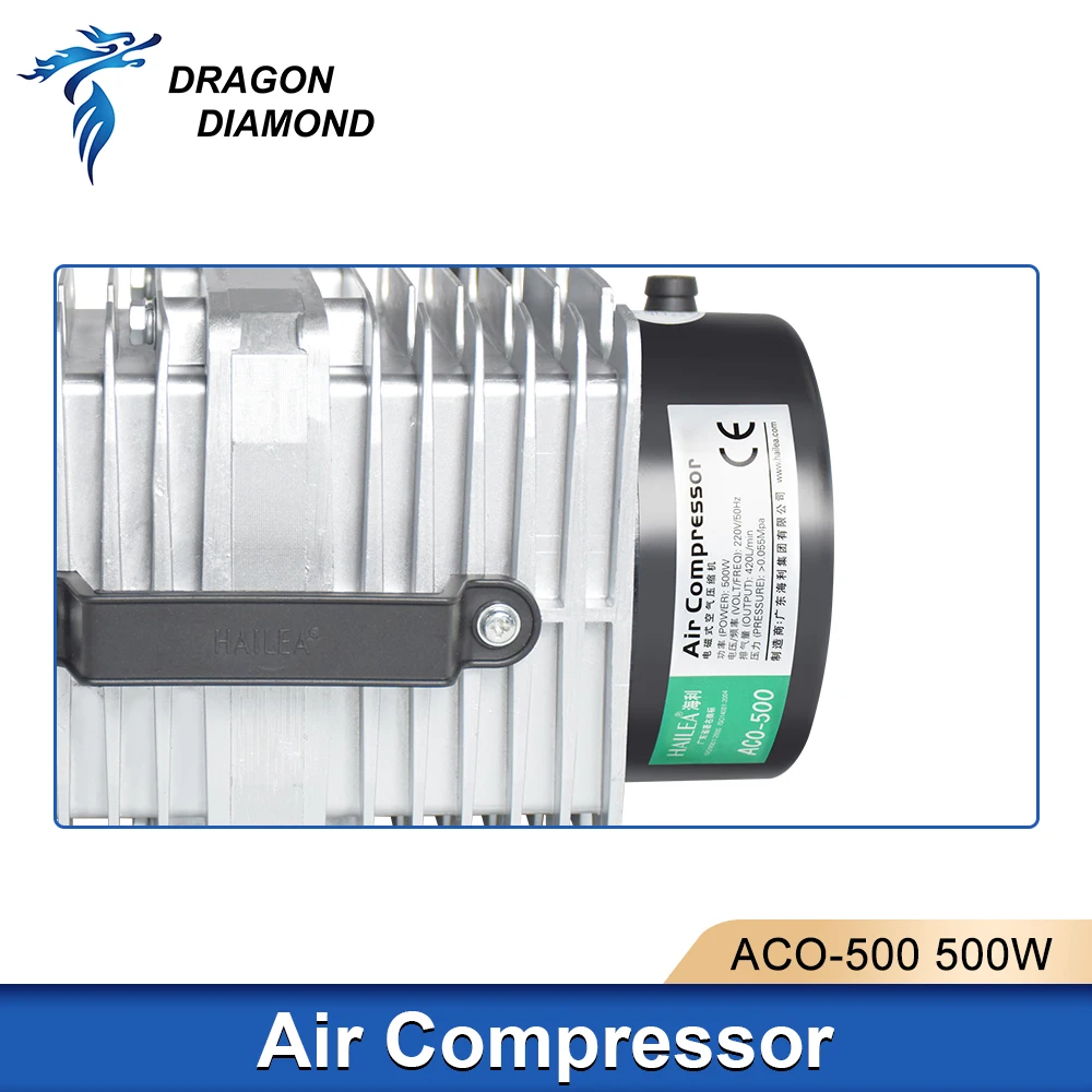 500W Co2 Air Compressor 220V Electrical Magnetic Air Pump ACO-500 Aquarium Compressor For Laser Engraving Cutting Machine enlarge