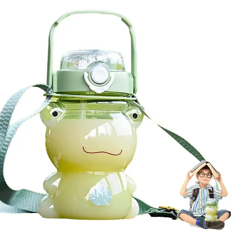 

Frog Water Bottle Large Clear Frog Water Bottle Clear Water Bottles For School Daily Drinking Bottle For Teens And Adult