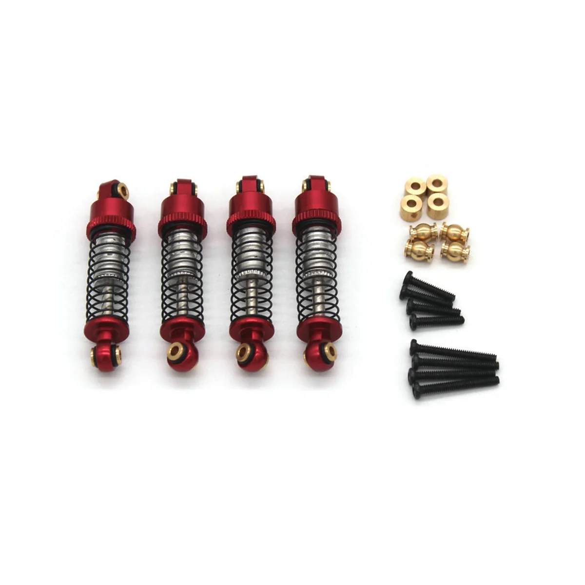 

4 шт. металлический масляный демпфер для FMS FCX24 1/24 RC Гусеничный автомобиль обновленные детали аксессуары, 1