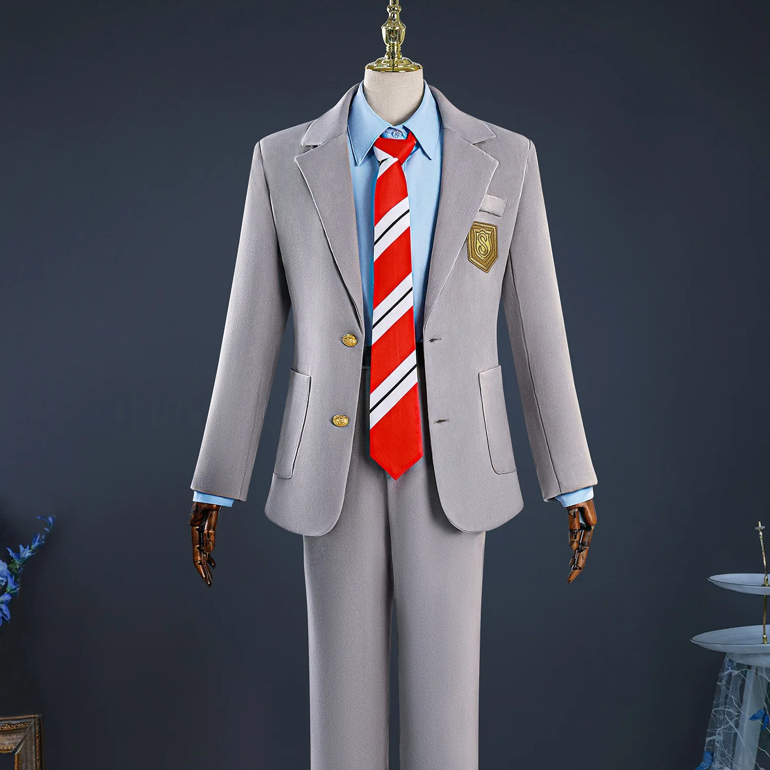 SSR Your Lie in April Miyazono Kaori Arima Kousei Косплей Костюм Школьная форма Хэллоуин Рождество