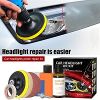 car headlight restoration polishing kits headlamp repair kits car light lens polish polisher cleaning paste refurbish paint care