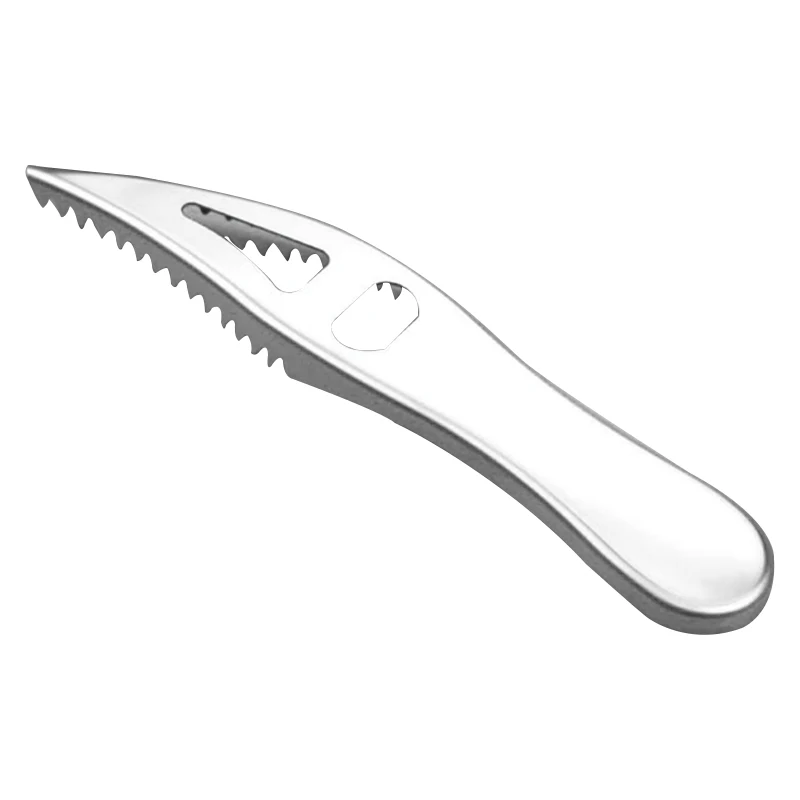 

Fish Skin Remover Peeler Kitchen Gadgets Cleaner Seafood Tools Scale Scraper Stainless Steel