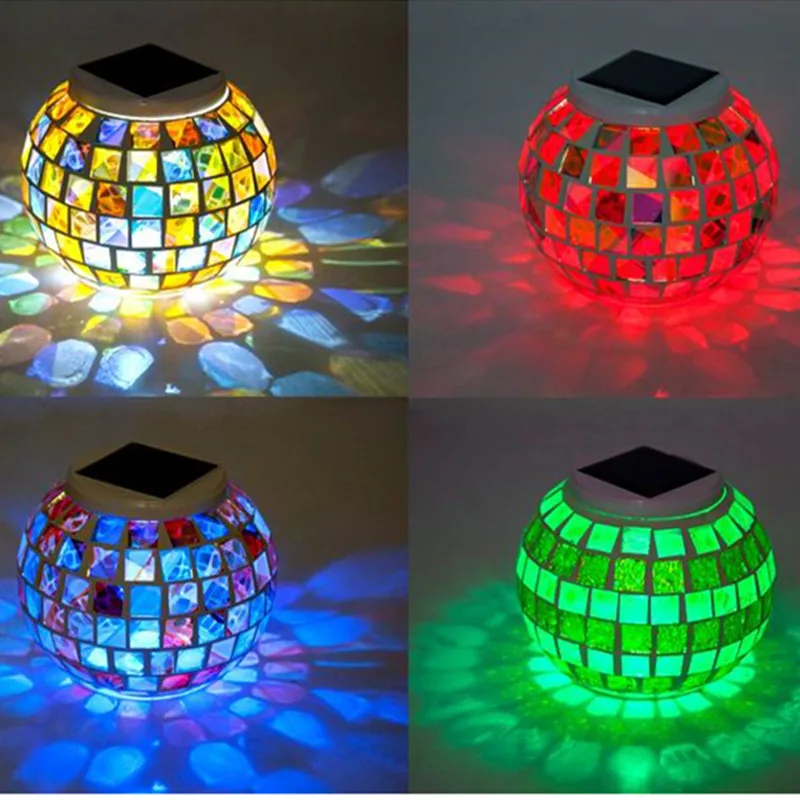 

Solar Garden Projection Lamp Outdoor Household Lawn Lamp Garden Street Decorative Lamp RGBW Colorful Atmosphere Landscape Lamp