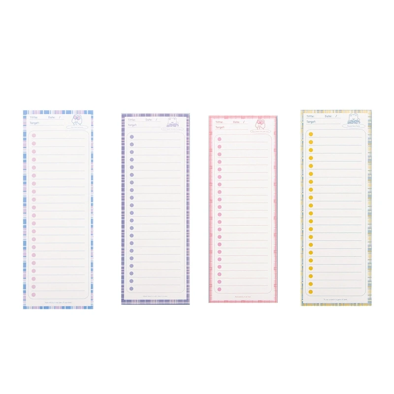 

OFBK Pocket Notes Papers Mini Notepad Pad Mini Monthly Planner Daily To-do-list Check-lsit 50 Sheets for Kids Student Teacher
