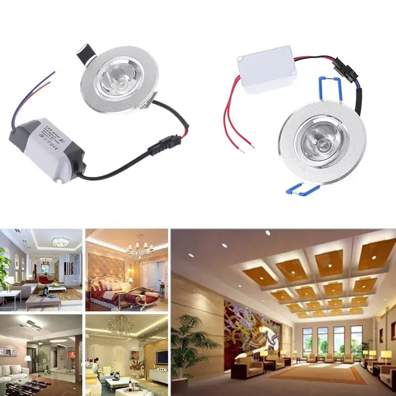

1W LED Lights 85-265V Cabinet Mini Downlight Spot Ceiling Lamp