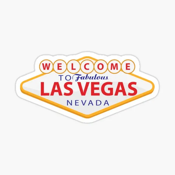 Добро пожаловать в Лас Вегас 5 шт. автомобильные наклейки на холодильник милый фон Забавный аниме Декор домашний принт автомобиль багажная комната Детский мультфильм