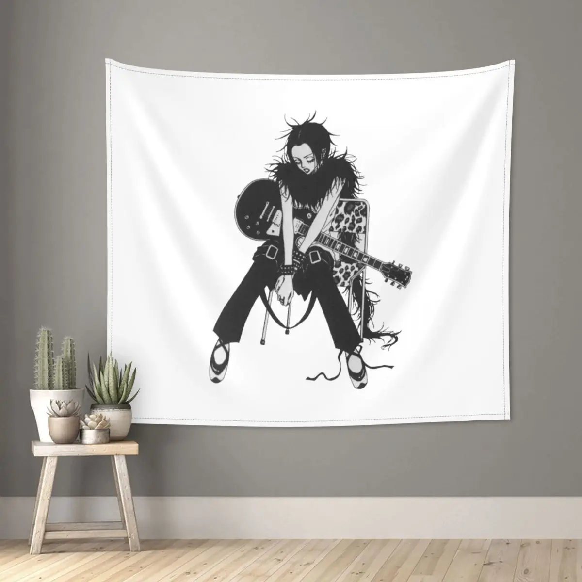 

NANA Osaki Manga Tapestry Wall Hanging Hippie Polyester Wall Tapestry Anime Art Decoration Room Decor 95x73cm
