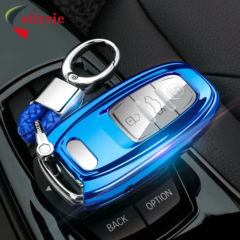 

Чехол для автомобильного ключа из ТПУ, чехол для Audi A1, A3, A4, A5, A6, A7, A8, Quattro, Q3, Q5, Q7, чехол для автомобильных ключей, защитные аксессуары для автом...