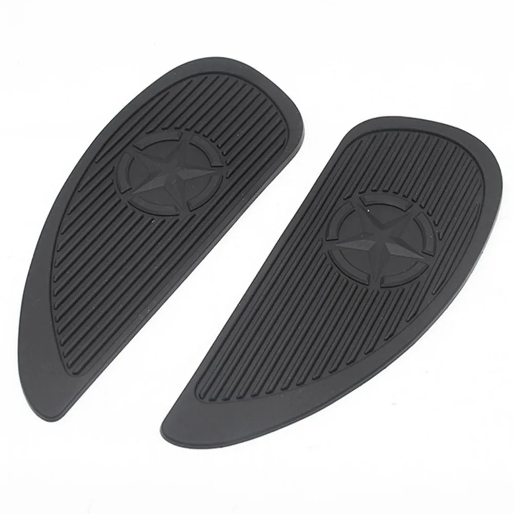 

2 PCS Motorcycle Sticker Fuel Tanks Traction Rubber Pads Motocross Accessories Side Knee Grip Protection Decals Universal