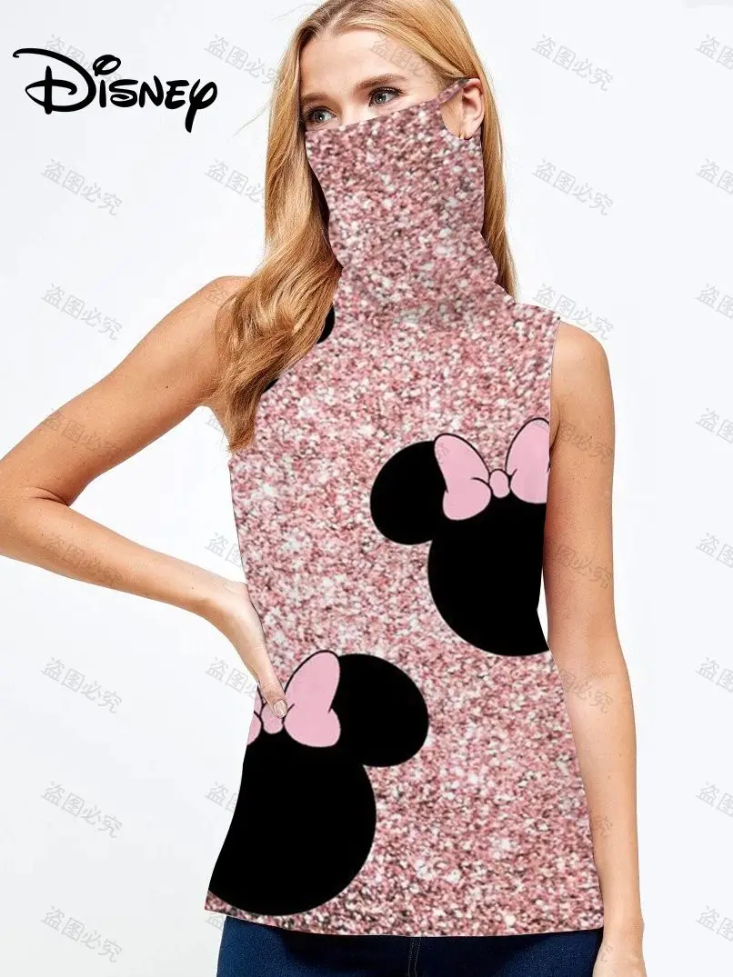 

Пляжное платье Минни Маус, летняя Пылезащитная майка, Солнцезащитная женская футболка с Микки Маусом, сексуальная крутая маска в стиле Харадзюку и Дисней, Y2k