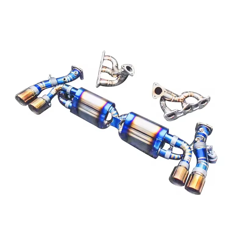 Титановый выпускной коллектор Xinaote Valvetronic Catback системы для Porsche 991 911 TurboS