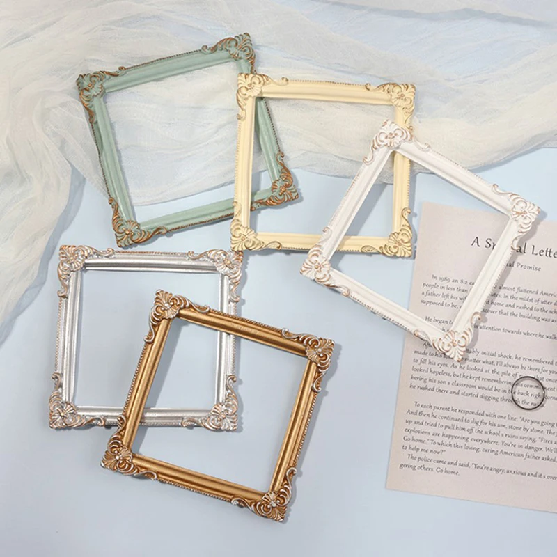 

Retro Resin Photo Frame Nail Art Jewelry Decoration Photo Props Home Decor