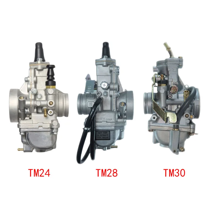 Фото Мотоциклетный плоский слайд-карбюратор, карбюратор для Mikuni TM24 TM28 TM30 TM TMX 50-650cc, 2/4-тактный двигатель CR250 KX125 KX150 №3