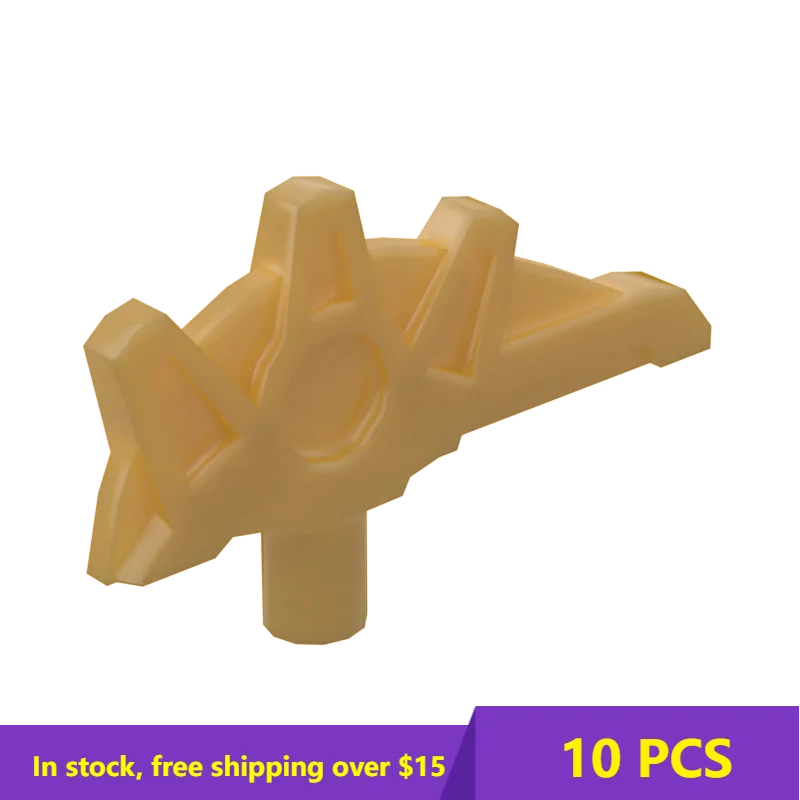 

10PCS Assemble Particle 19179 Three-Pointed /Pointed Tooth Blade Building Blocks Kit Replaceable Part Toys For Children Gifts