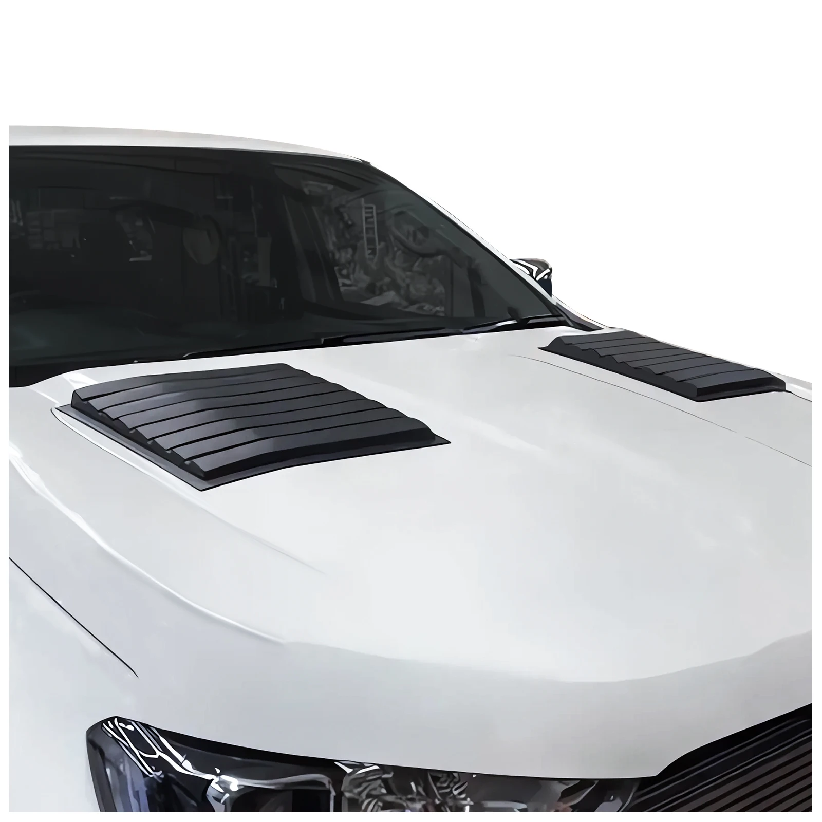 2 шт. накладка на крышку капота для Ford Ranger 2015-2022 Wildtrak XLT XLS XL T7 T8 MK2 MK3 Raptor Everest