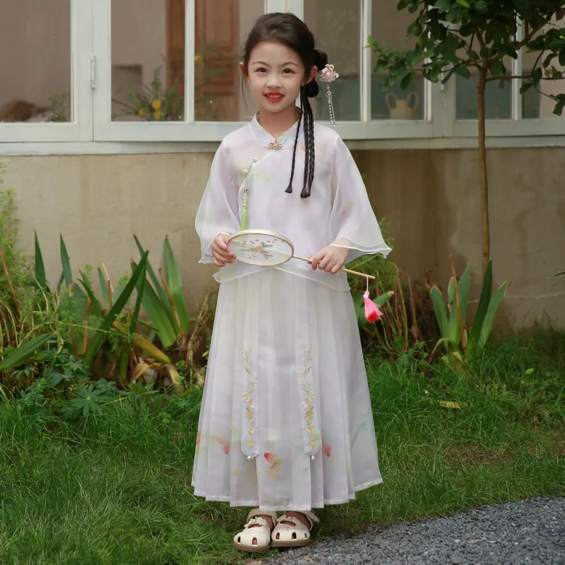Традиционная китайская одежда Классический Улучшенный Топ ханьфу с