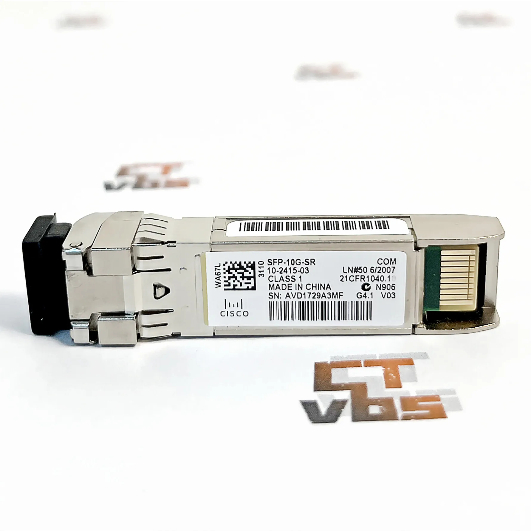 DATE CENTER PULLED CISCO SFP-10G-SR V03 10-2415-03 850nm 10GBASE-SR SFP+ Multi Mode Module