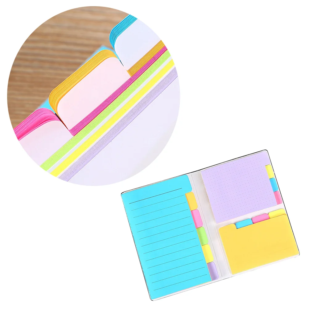 

Notepad Stick Pad Page Self Memo Pocket Document Flags Sticky Portable Lined Students Pads Bookmarks Markers Book Office Tabs