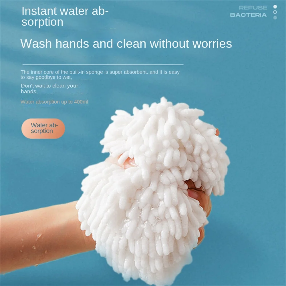 Настенное полотенце для рук супер впитывающая быстросохнущая ткань из синели