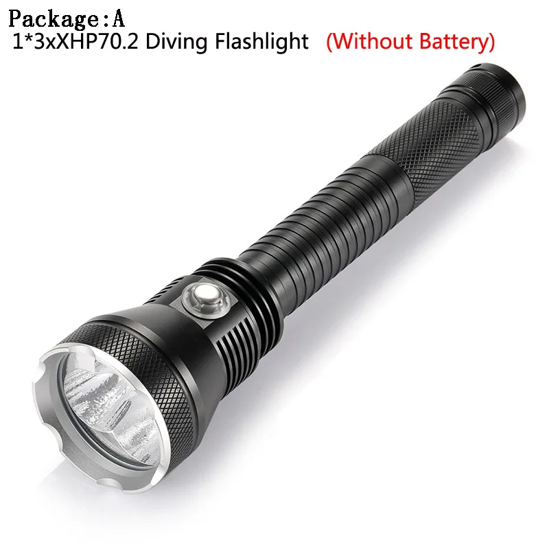 

Ekaiou мощный водонепроницаемый фонарик XHP70.2 белый/желтый