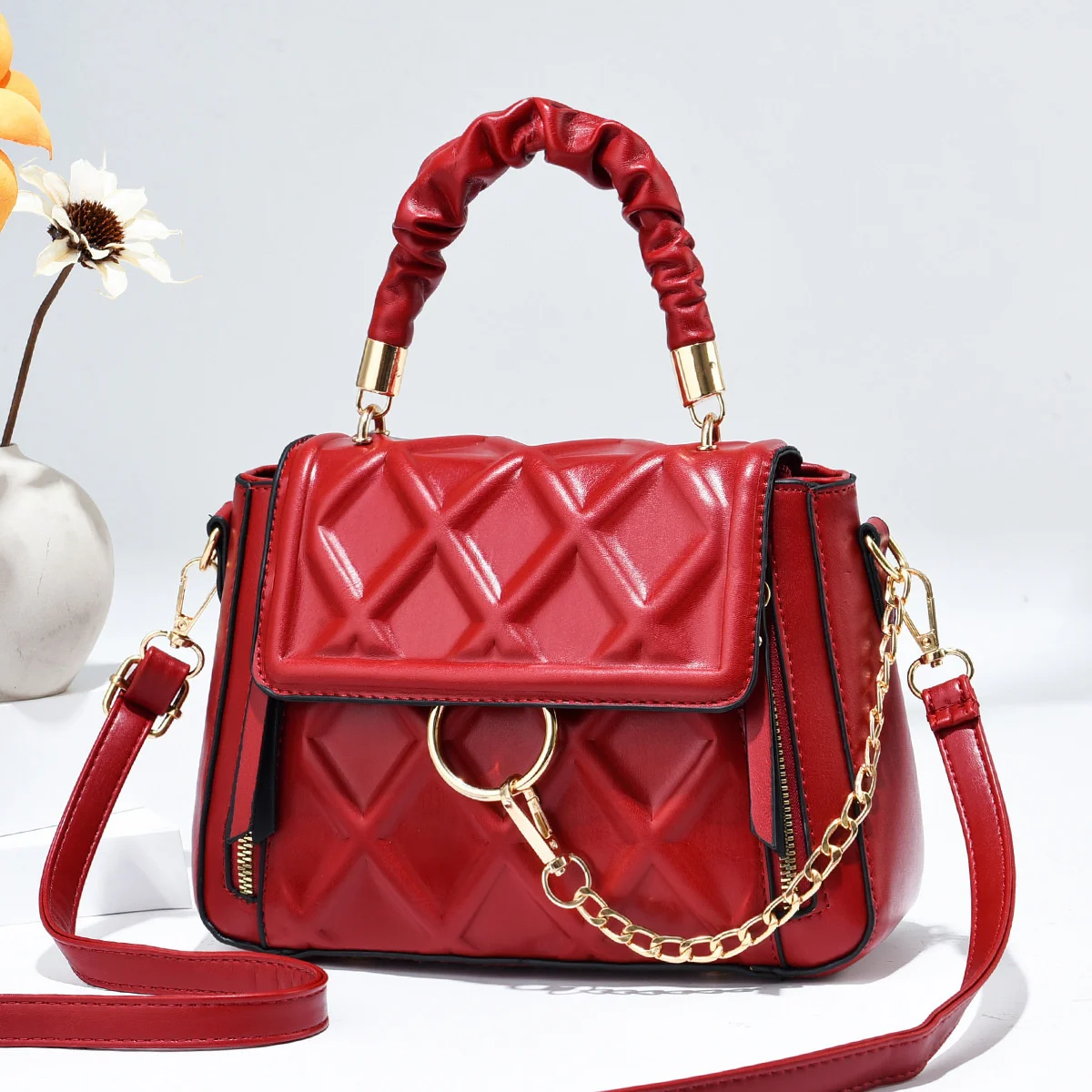 

New style high-grade Pu shoulder bag