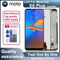 original 6 1 lcd display for motorola moto e6 plus lcd touch screen digitizer assembly for moto e6 plus paga0004 lcd display