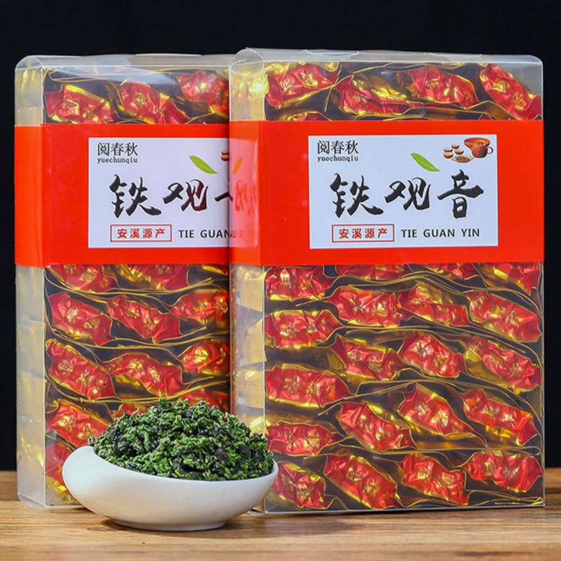 

Tie Kuan Yin Chinese Tea Superior Oolong Tea 1725 Organic TiekuanYin Green Tea 250g for Losing Weight Health Care No Teapot