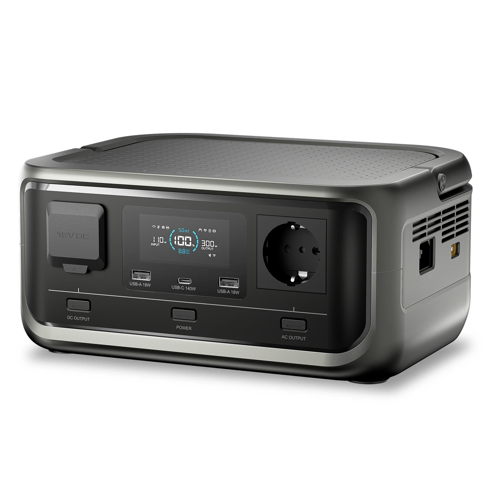 ALLPOWERS VOLIX P300 Portable Power Station 256Wh 300W (Peak 600W) AC Output LiFePO4 Battery for Outdoor Camping, Travel, Home Use, and RVs