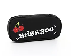 Симпатичный холщовый пенал с фруктами чехол для карандашей органайзер на молнии