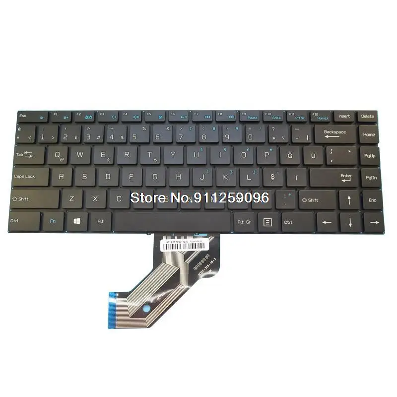 

Laptop Keyboard For Casper For Nirvana C350 Turkey TR SCDY-315-18-3 MB3151023 XK-HS299 Without Frame Black New