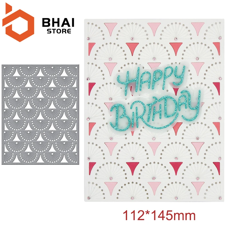 

Веерообразный фон рамка металлические Вырубные штампы сделай сам Фотоальбом скрапбукинг штампы трафареты для украшения Новое поступление...