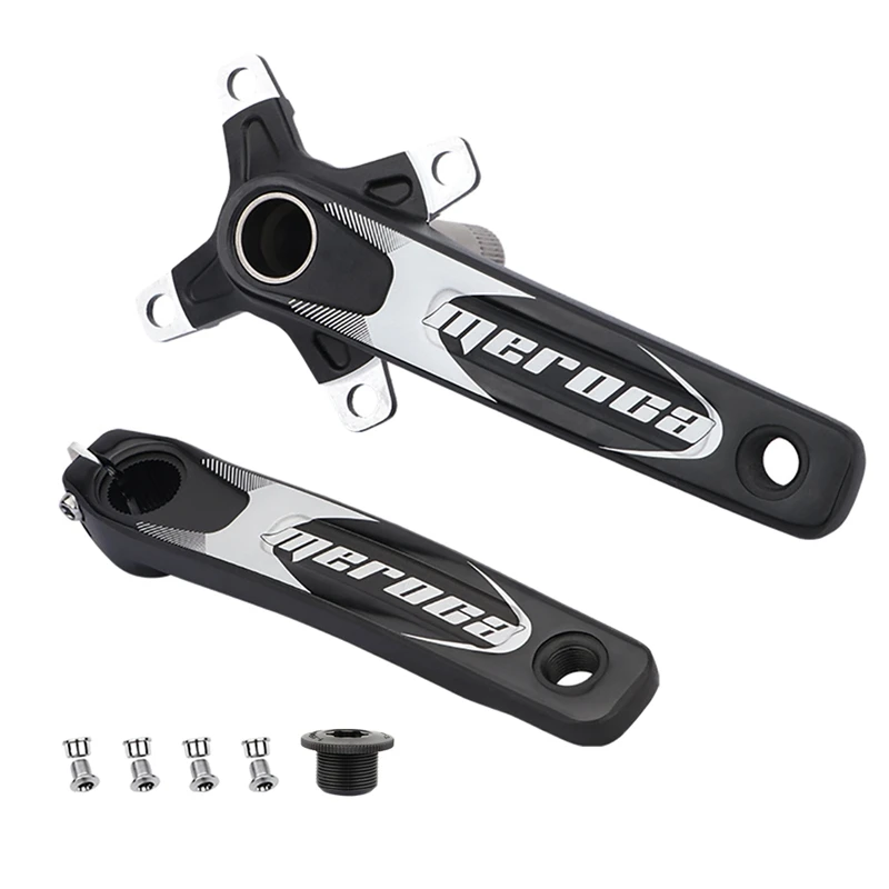 

MEROCA Bike Crank 104BCD 170Mm Crank Mountain Bike Chainset Easy To Modify Single Crank Set