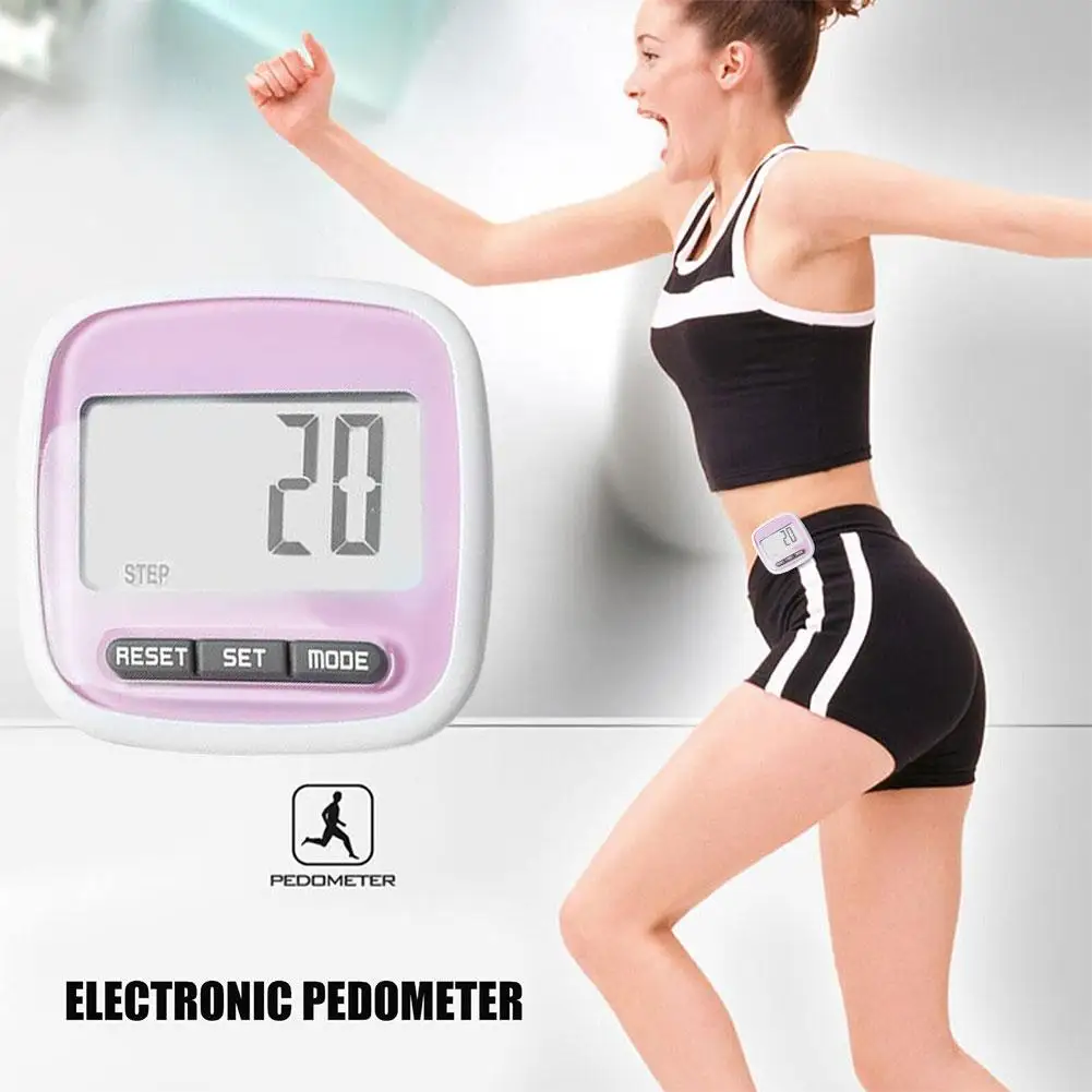 

1 Pcs Step Counter Large Screen Intelligent Walking Calorie Of Pedometer Intelligent Consumption Calculation Electronic Cou W4X5