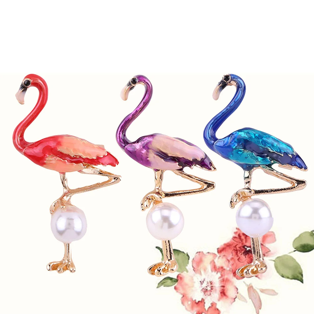 2 Pcs Girl Gifts Clothes Brooch Pin Party Breastpin Domestic Sales 5.1*2.7cm Red Miss