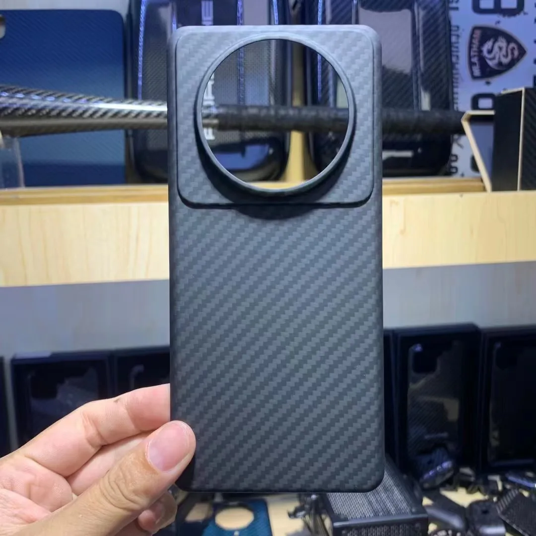 

Легкий Чехол из арамидного волокна для VIVO X, складной чехол для телефона, Ультратонкий противоударный чехол из настоящего углеродного волок...