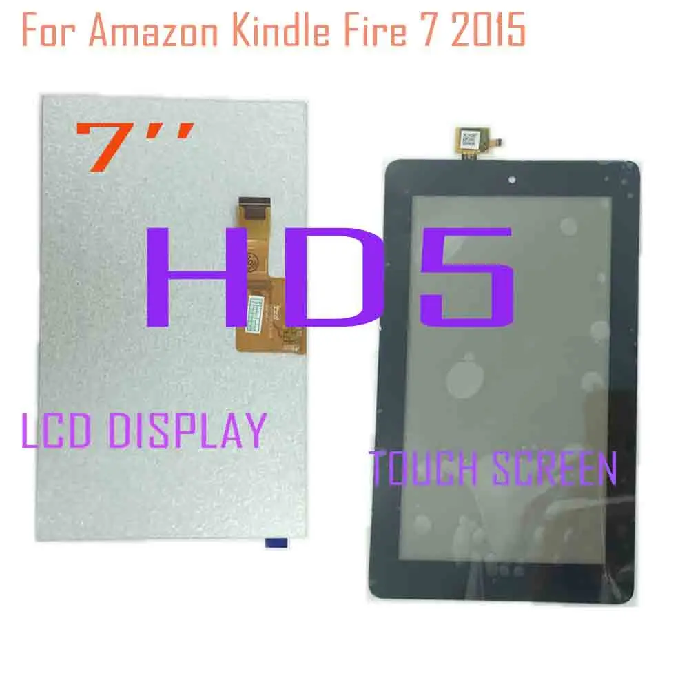 ЖК-дисплей 7 дюймов для Amazon Kindle Fire 7 2015 HD5 HD 5 SV98LN, сенсорная панель, дигитайзер, замена стекла ЖК-дисплей 7 дюймов для Amazon Kindle Fire 7 2015 HD5 HD 5 SV98LN, сенсорная панель, дигитайзер, замена стекла