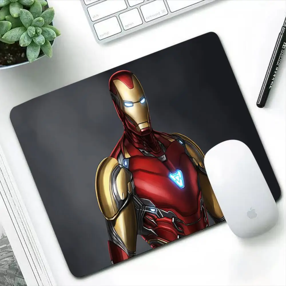 

Iron Man Computer Laptop Gamer Keyboard Mousepad Gaming Accessories Small 18x22cm Deak Mat PC CS GO Carpet Cool Mouse Pad