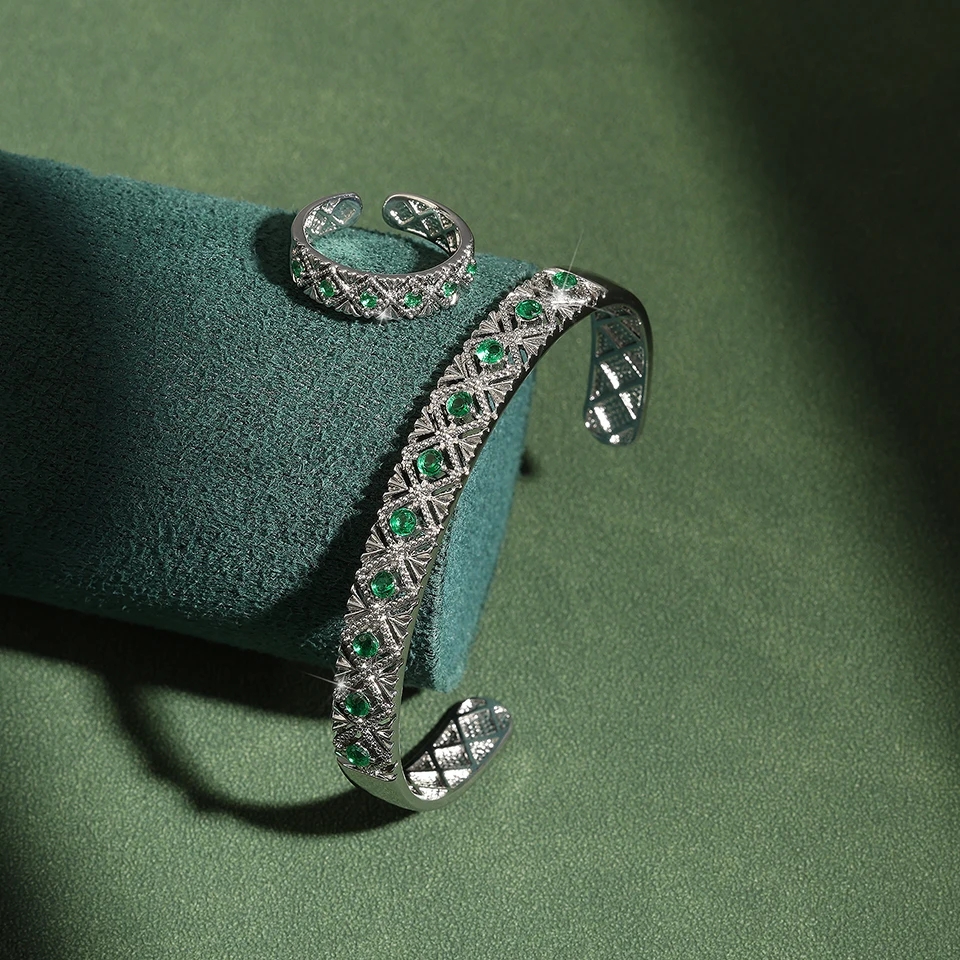 UILZ/2 шт. Роскошный двуглавый змеевидный набор для женщин золотые ювелирные