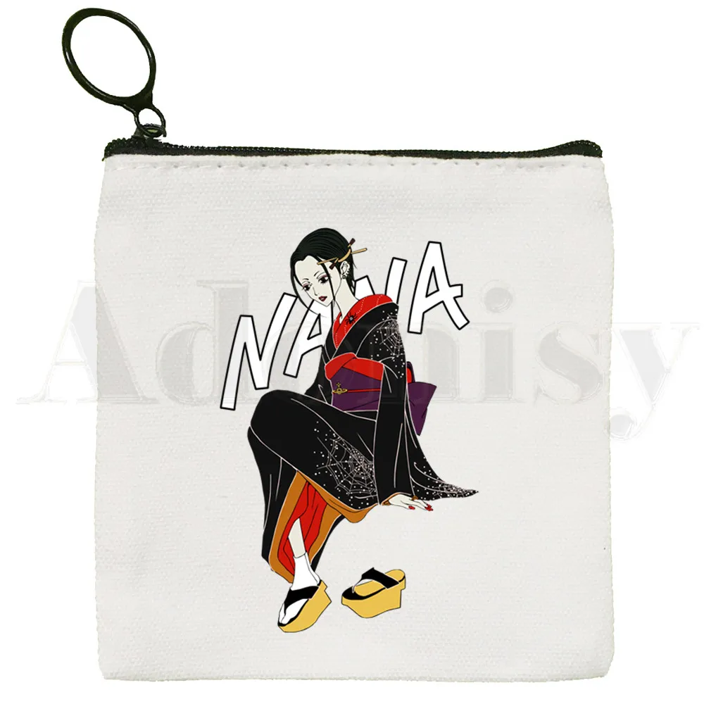 Nana Anime Manga Nana Osaki And Ren Honjo Harajuku Coin Purse Storage Small Bag Card Bag Key Bag Coin Clutch Bag Zipper Key Bag