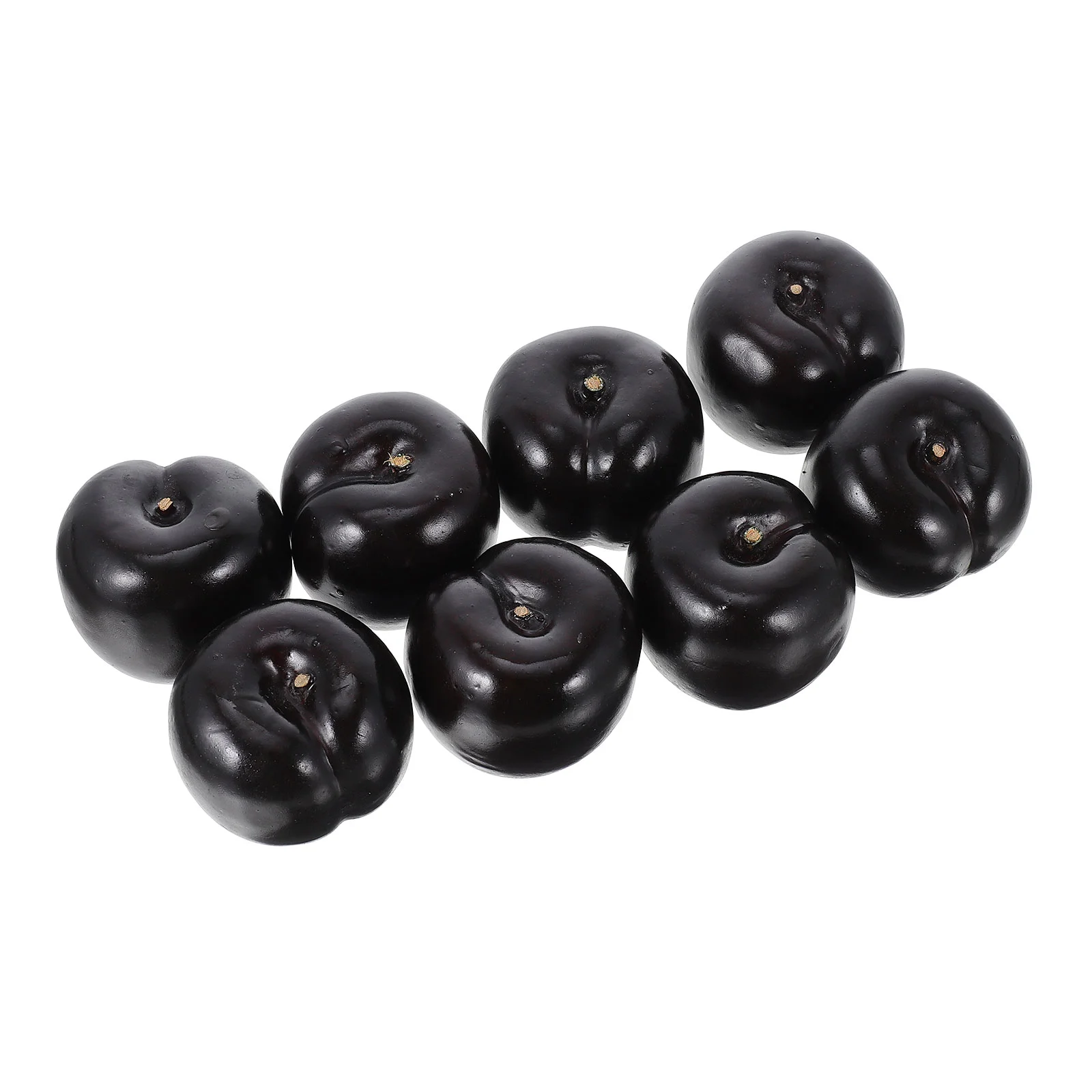 

Plum Fruit Fruits Fake Artificial Vegetables Props Brin Realistic Fauxblack Simulation Model Decoration Display Photo