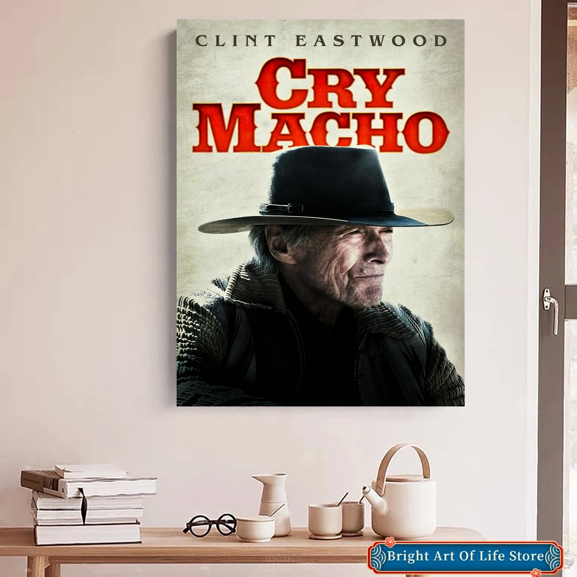 

Плакат по мотивам фильма Cry Macho (2021), художественная Обложка, звездная фотопечать, Декор для дома в квартире, настенная живопись (без рамки)