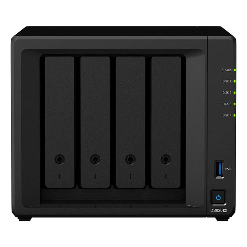 Synology DS920 + 4G NAS 4-отсековый бездисковый сетевой облачный сервер хранения - купить по