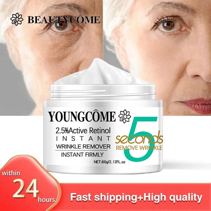 

5 Seconds Retinol Anti-Wrinkle Cream Instant Anti Aging Firming Lifting Fade Fine Line Face Cream Moisturizing Nourish Skin Care