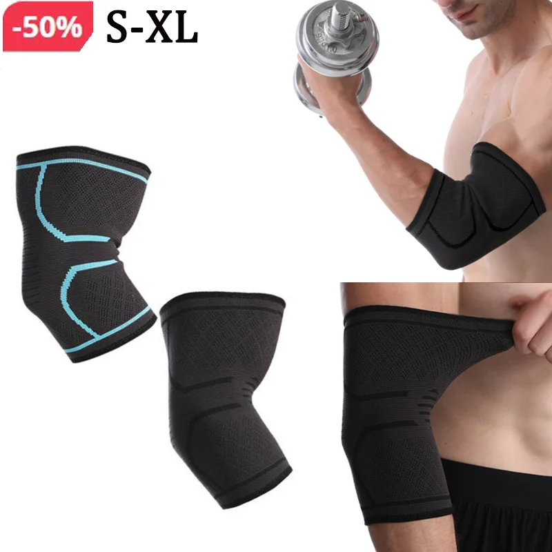 

1PCS Breathable Compression Sleeve Elbow Brace Support Protector for Weightlifting Arthritis Volleyball Tennis Arm Brace