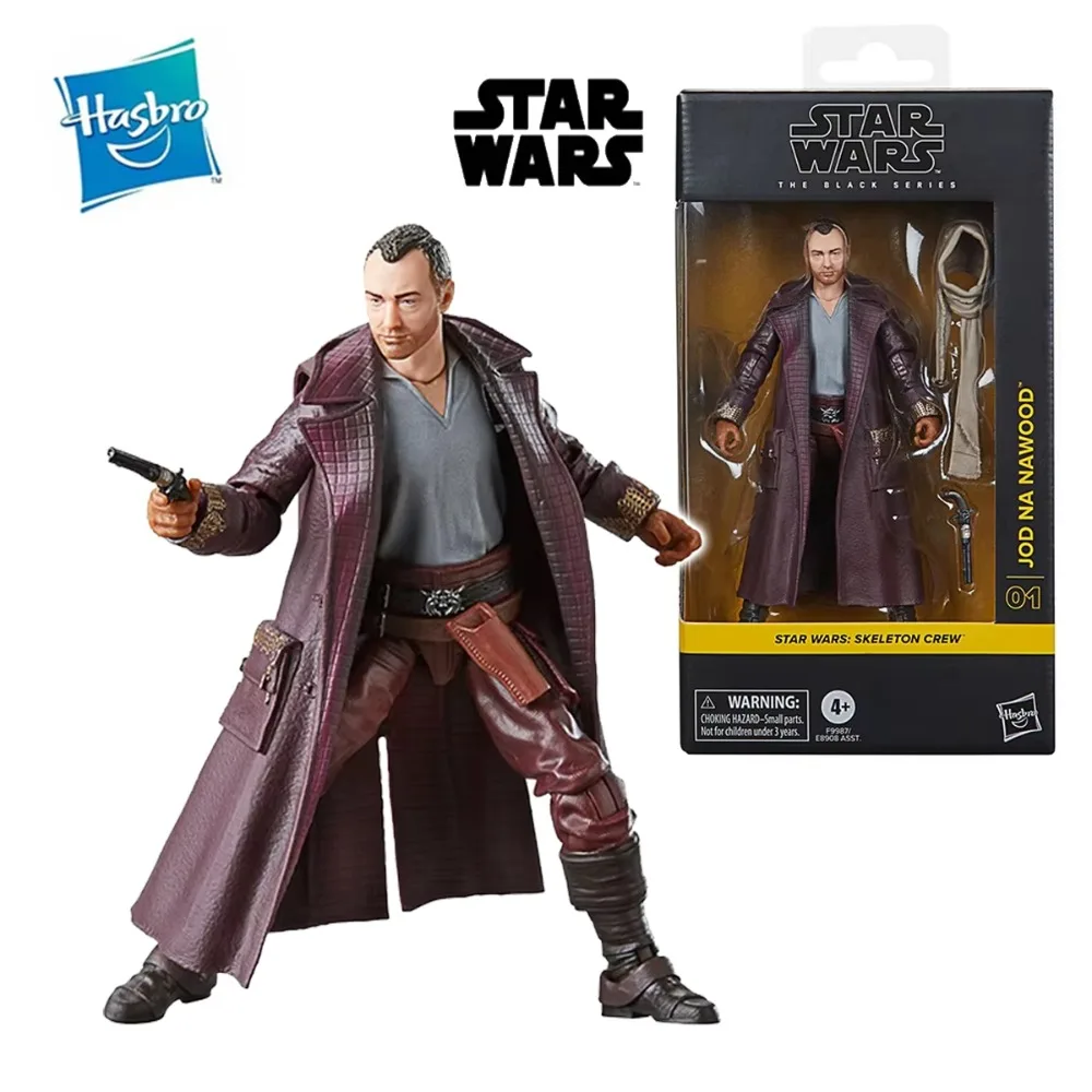 【В наличии】Hasbro Star Wars Skeleton Crew The Black Series Jod Na Nawood 16 см оригинальная фигурка модель